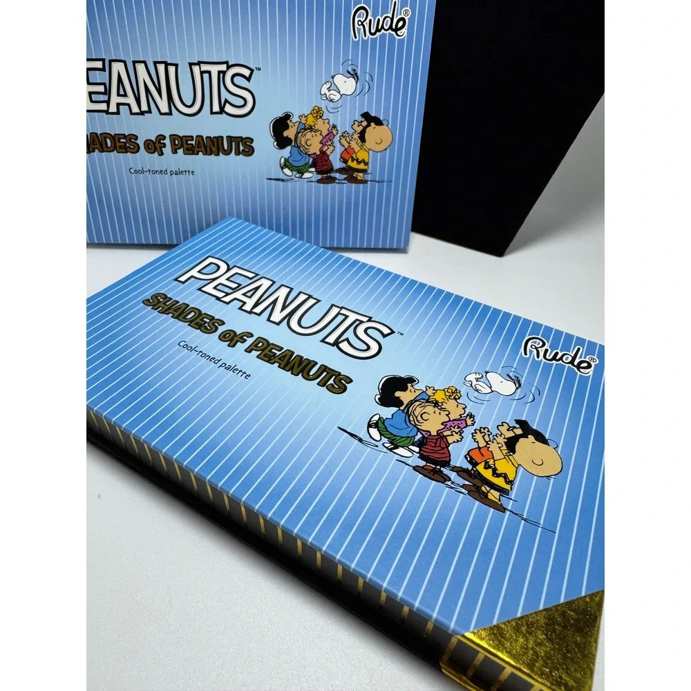 Rude Cosmetics x Peanuts Shades of Peanuts 15 Color Eyeshadow Palette Cool Toned